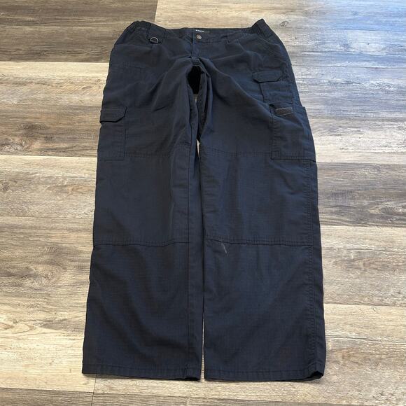 5.11 Tactical Taclite Pro Pants Dark Navy 36x31 Cargo Pockets Ripstop Work Pants - Picture 1 of 13